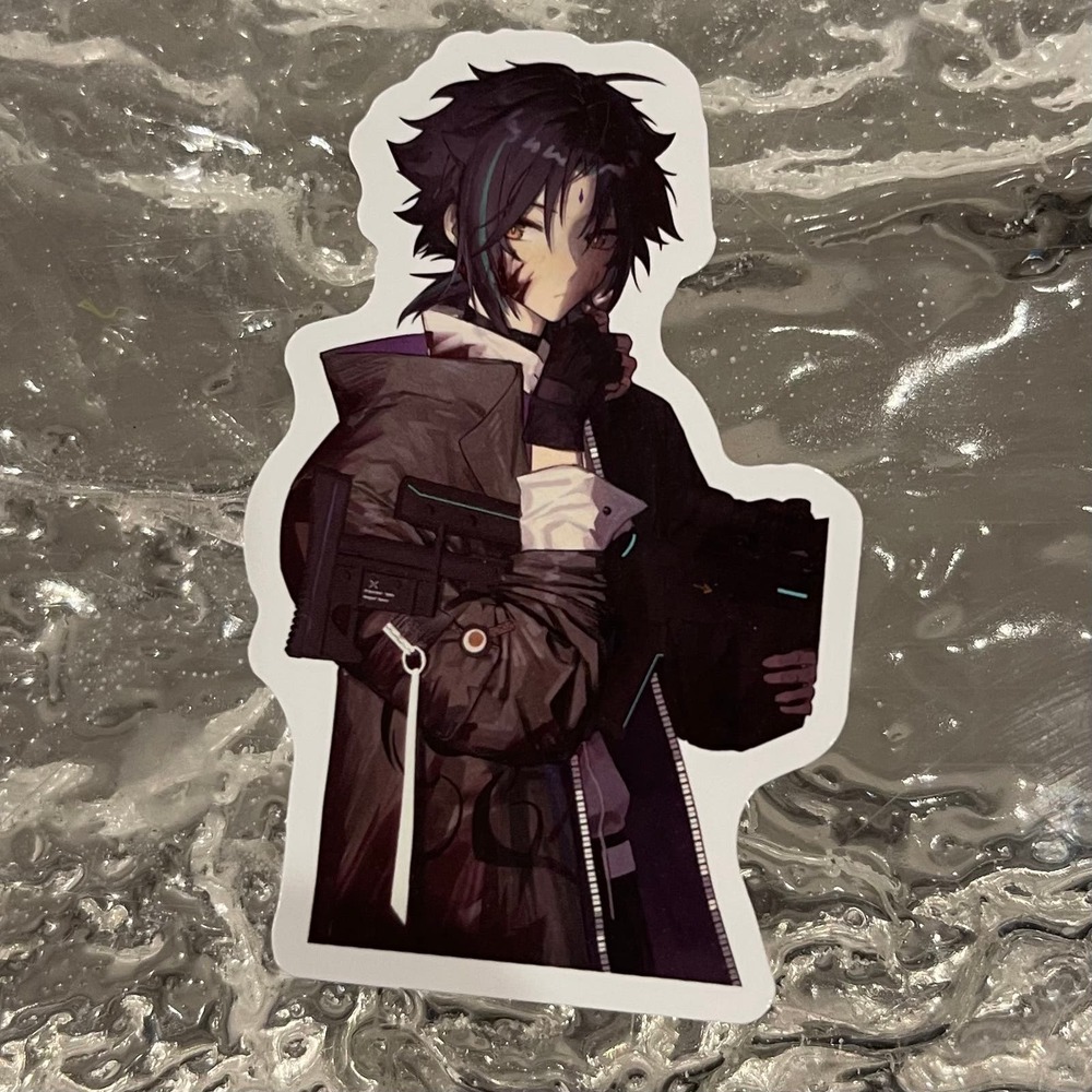 5/$10 Waterproof Vinyl Sticker- Xiao Genshin Impact